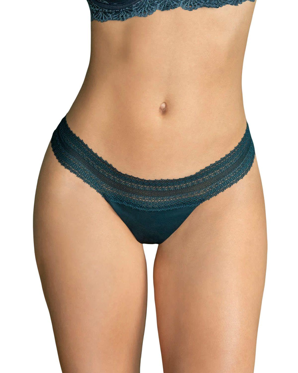 Panties Brasilera 72296M Verde oscuro-0