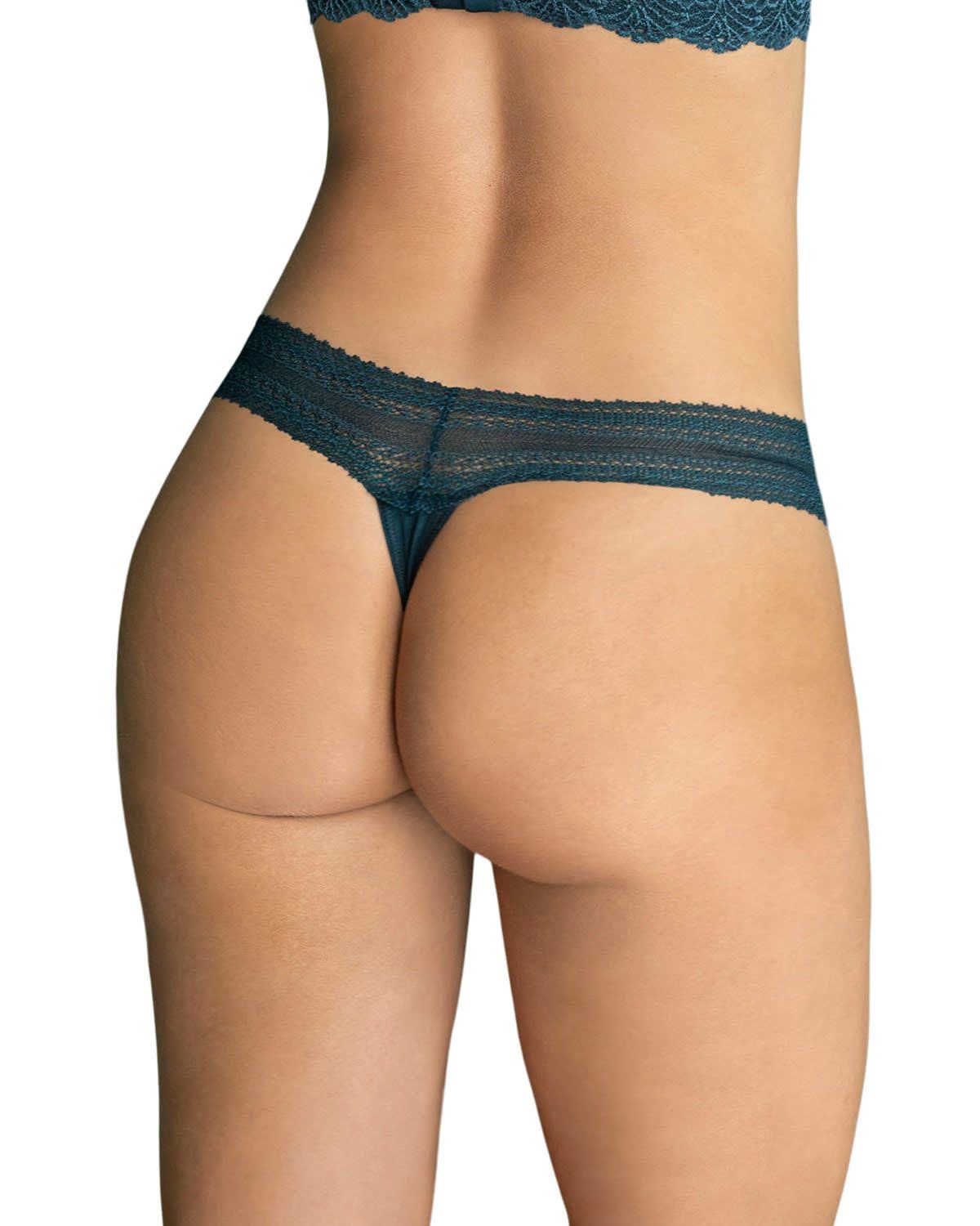 Panties Brasilera 72296M Verde oscuro-1