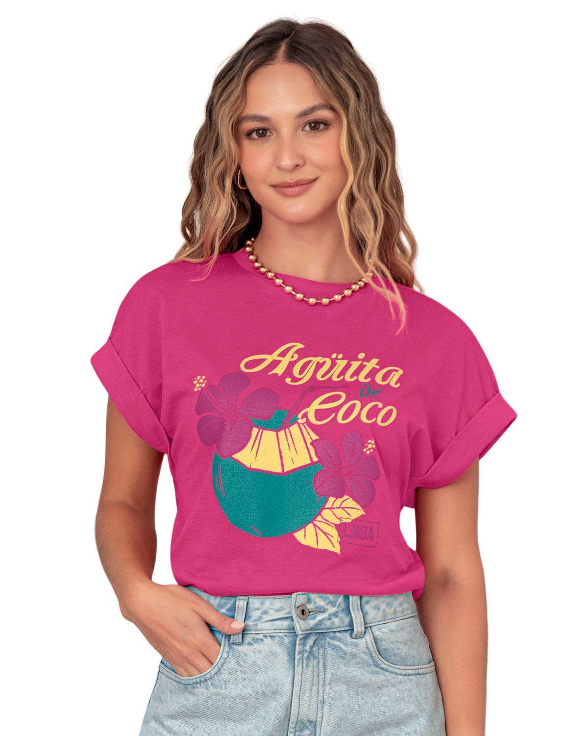 Leonisa Ropa Exterior Camiseta J2820  Fucsia Estampado-0