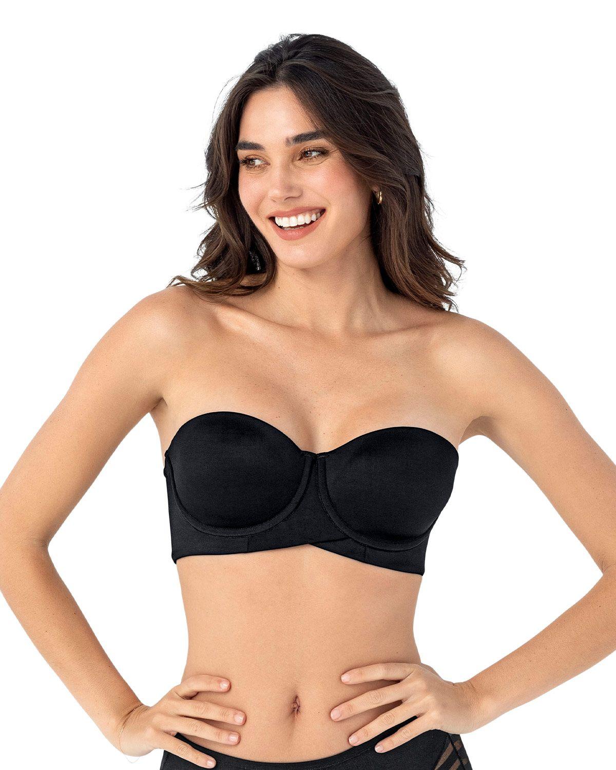 Leonisa Brasieres Strapless 091151 Negro-0