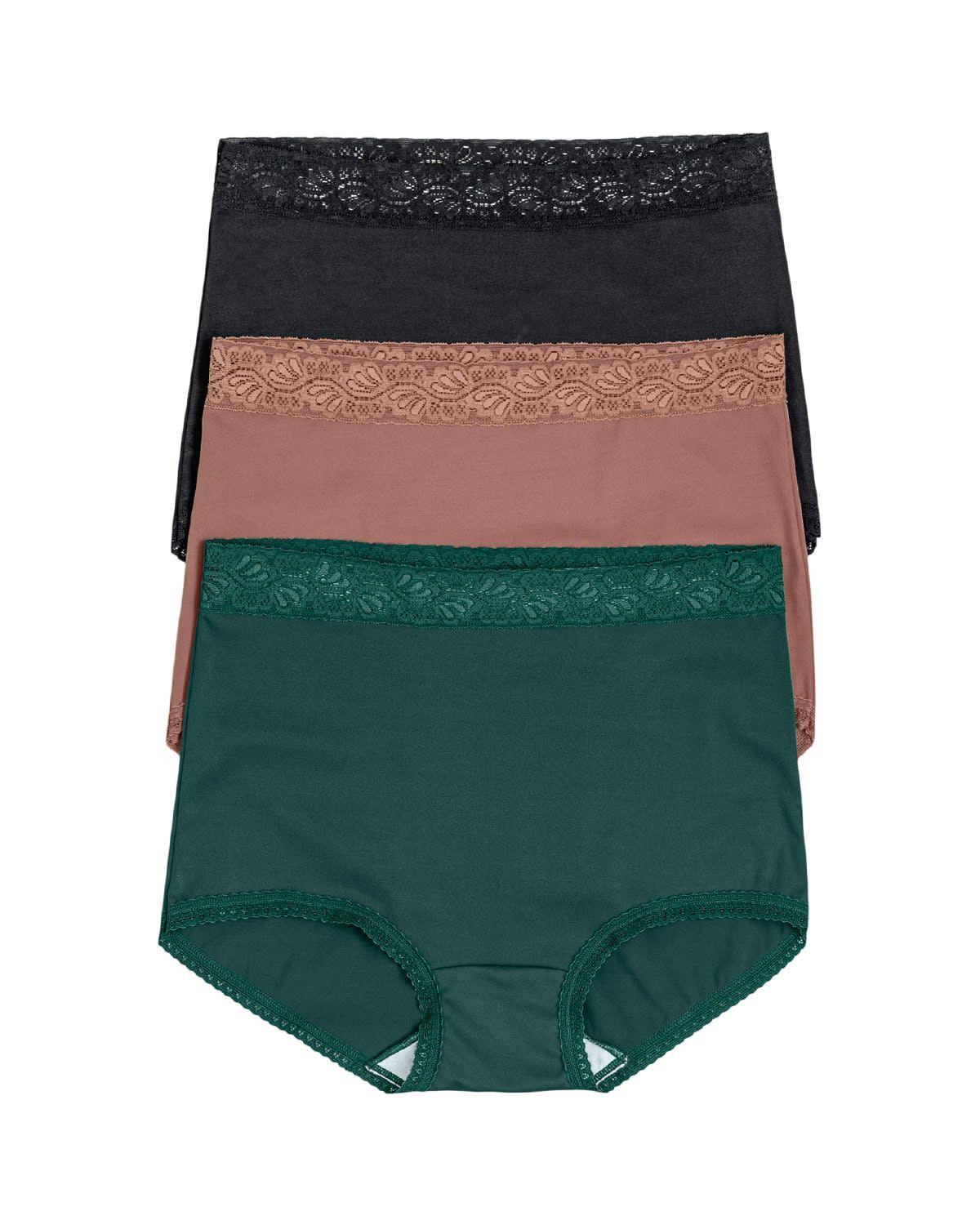 Calzón Clasico 207X3 Verde / Negro / Salm-0