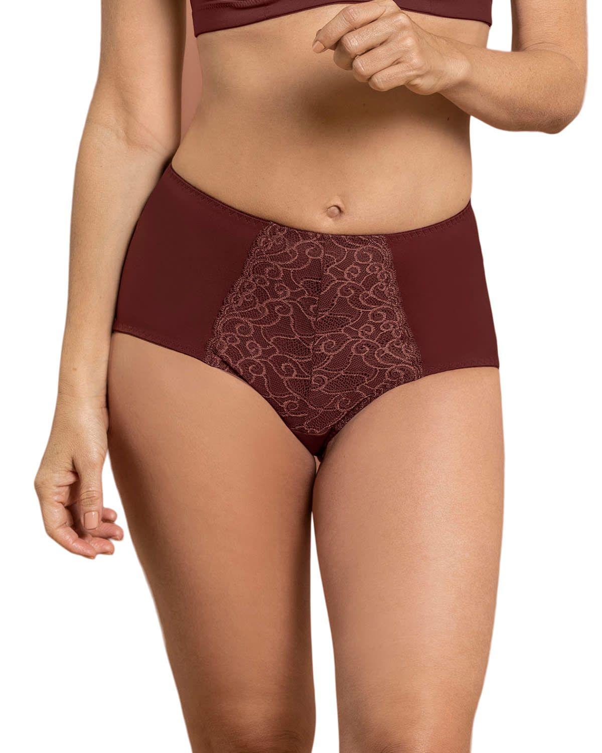 Calzón Control Suave 72221 Rojo Oscuro-0