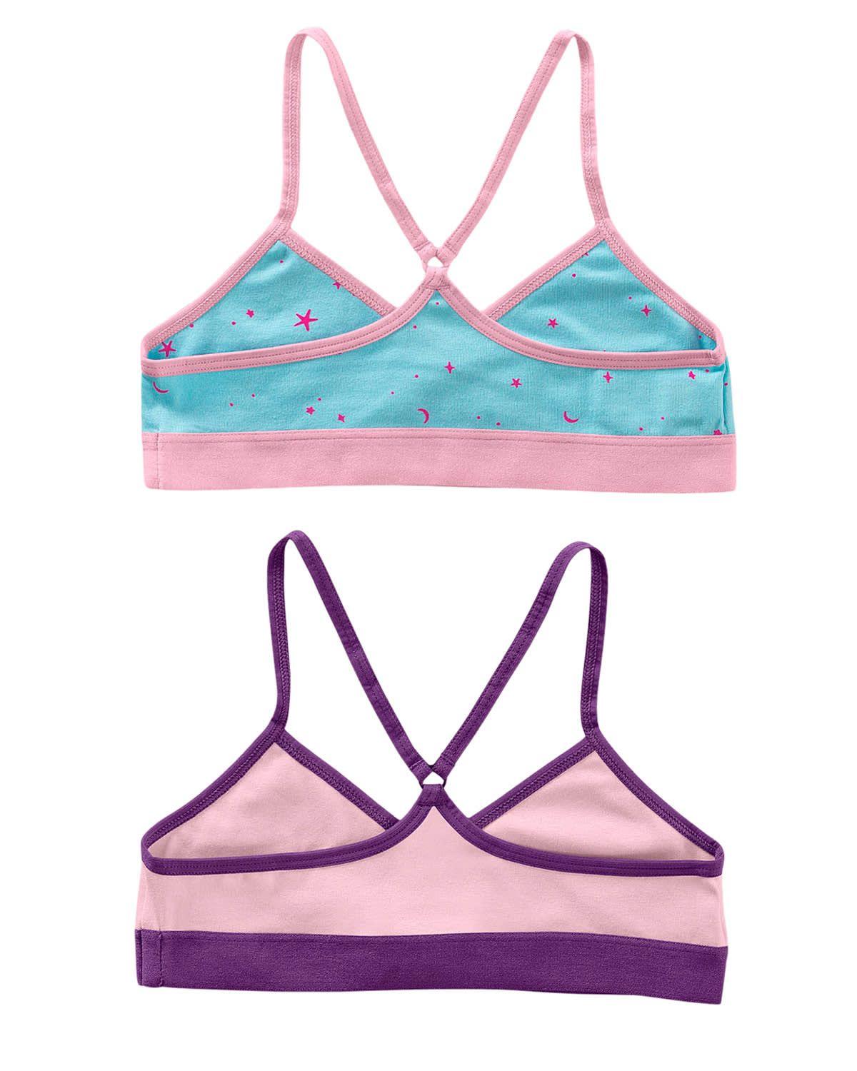 Infantil Sostén niña 65290X2 Azul / Rosado-1