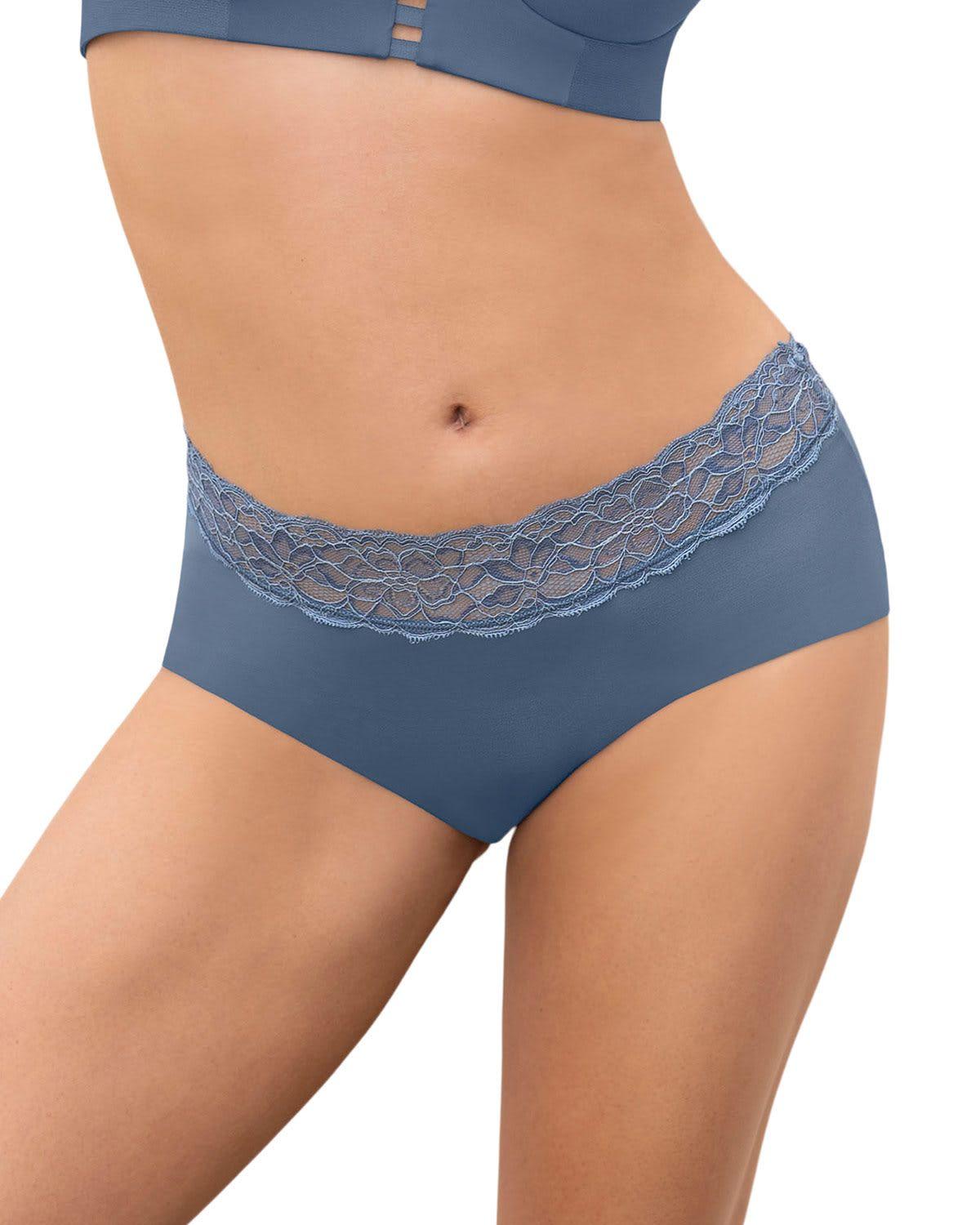Panties Hipsters y Cacheteros 012960 Azul Oscuro-0