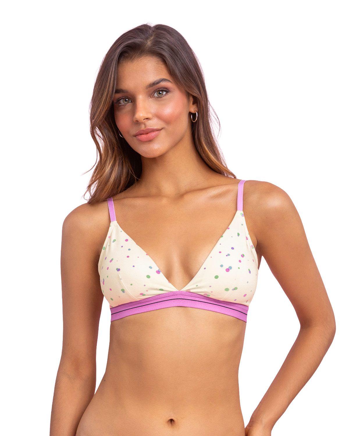 Leonisa Sostén Triangular en Algodón Liviano y Cómodo 091099-0