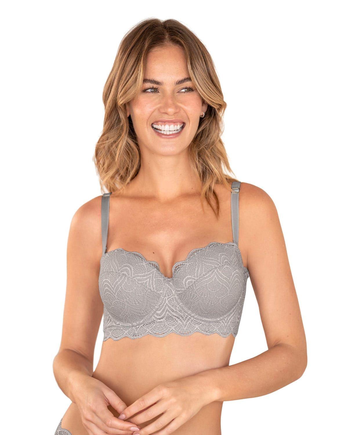 Sostén Realce Alto 011877 Gris-0