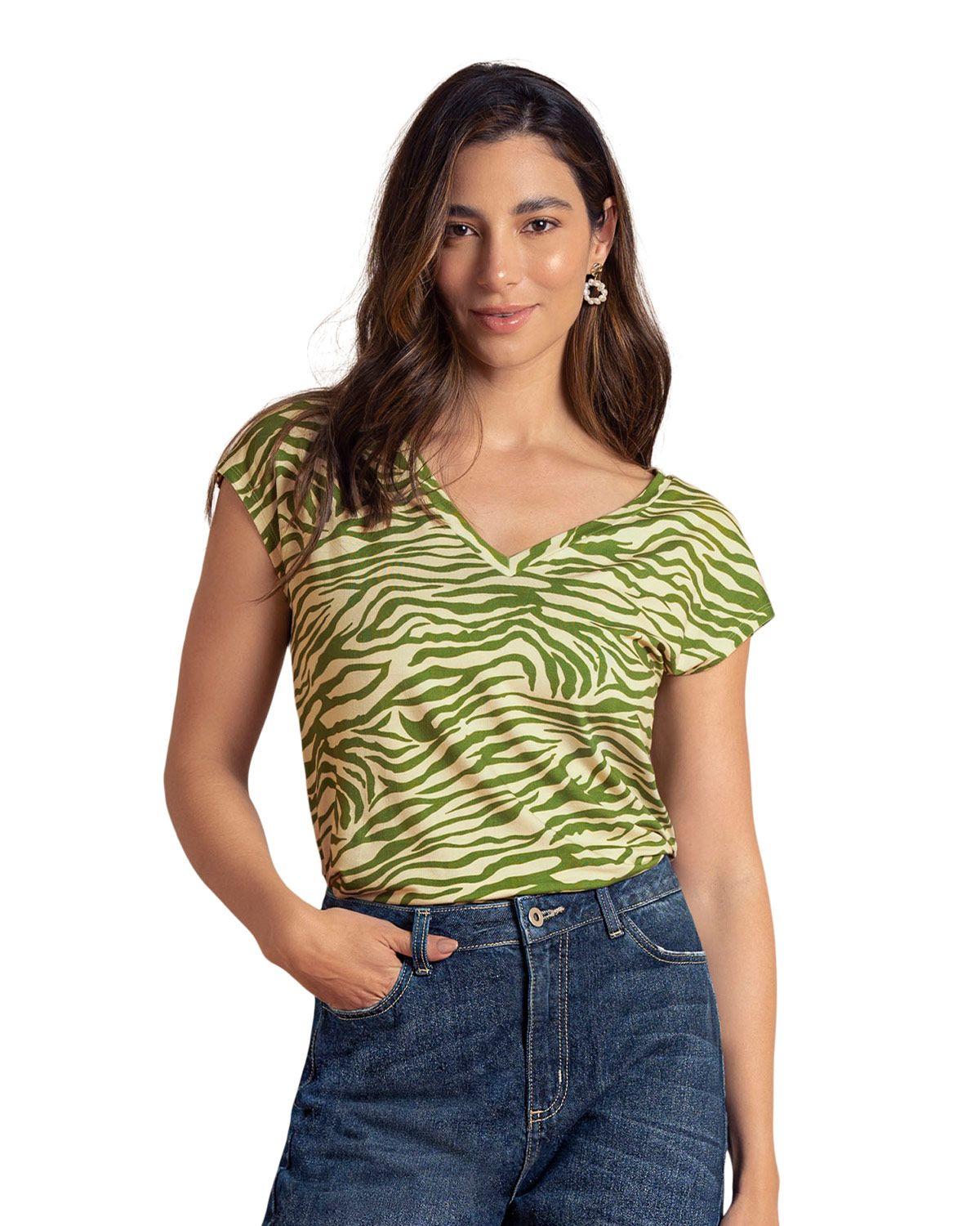 Leonisa Ropa Exterior Camiseta F6275  Zebra-0