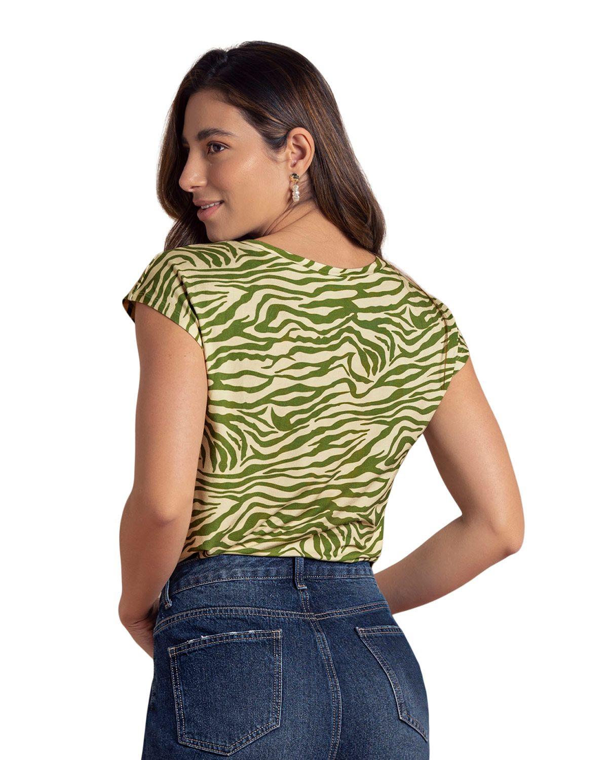 Leonisa Ropa Exterior Camiseta F6275  Zebra-1