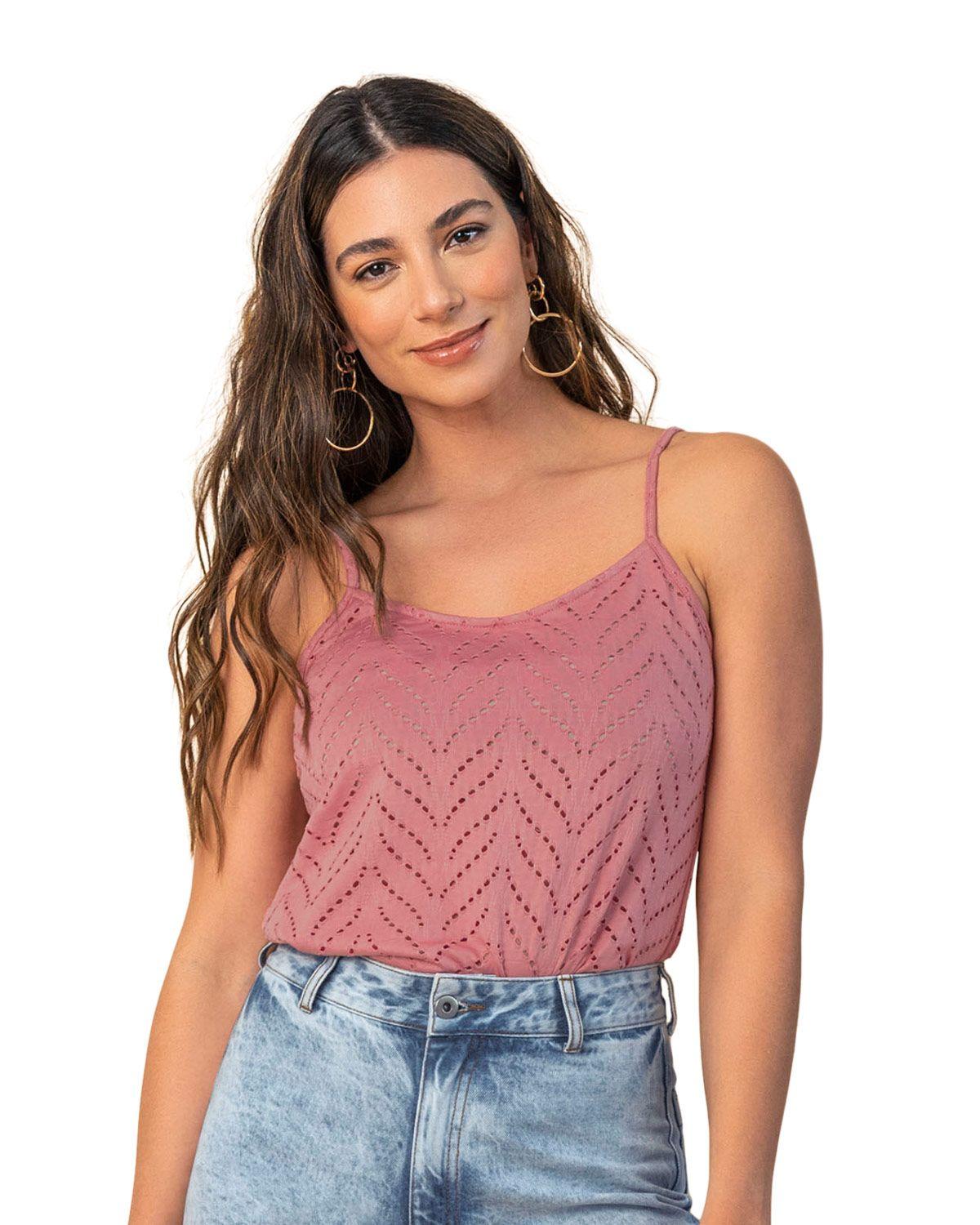Leonisa Ropa Exterior Camiseta F6709  Rosa-0