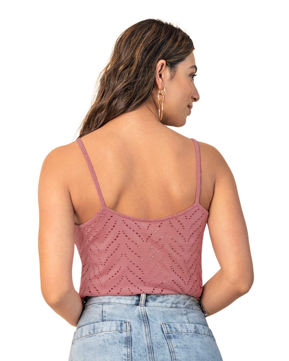 Leonisa Ropa Exterior Camiseta F6709  Rosa-1