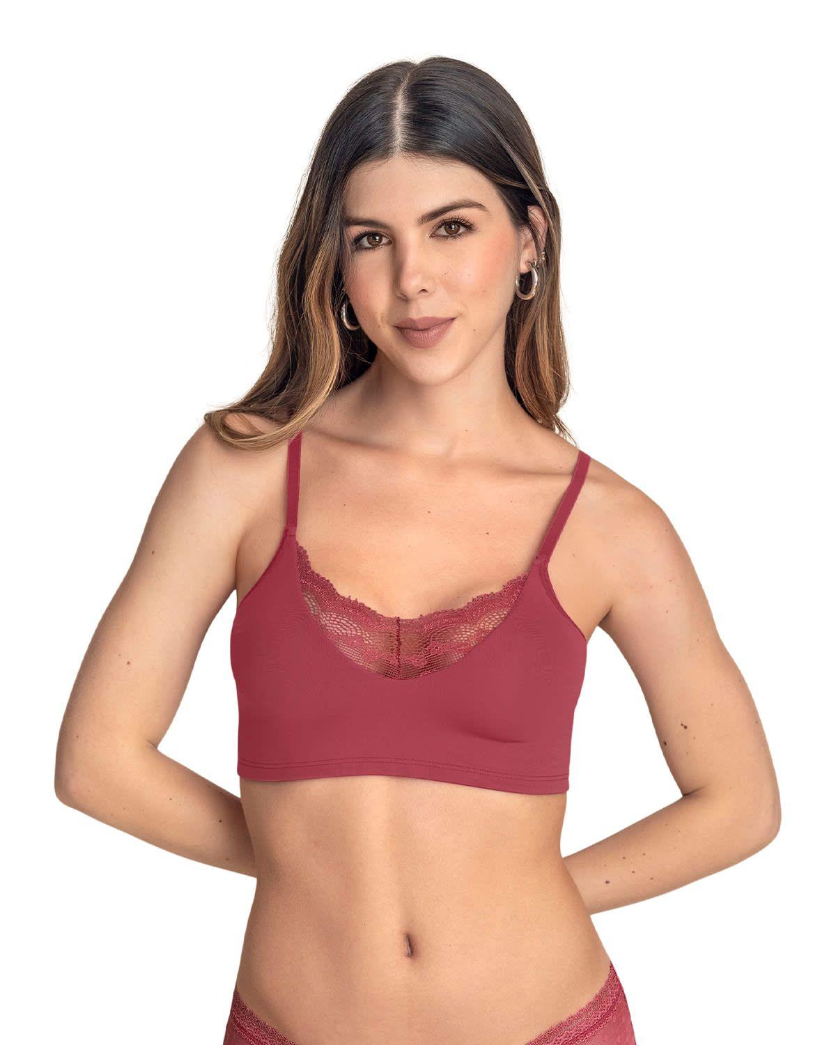 Brasieres Bralette 091093 Rojo-0
