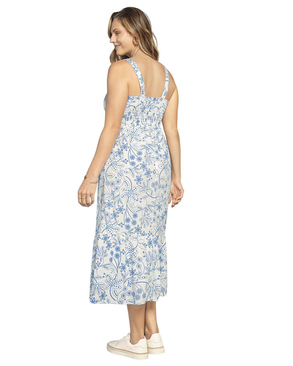 Leonisa Vestido midi de tiritas y bolero en ruedo F7214 Hojas-1