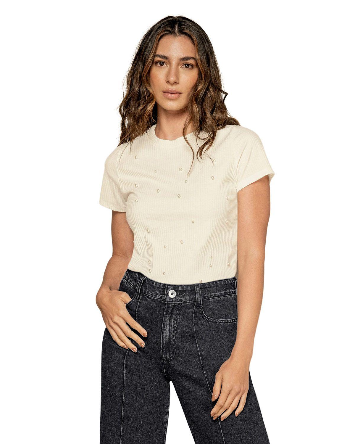 Leonisa Ropa Exterior Camiseta F5704S  Marfil-0