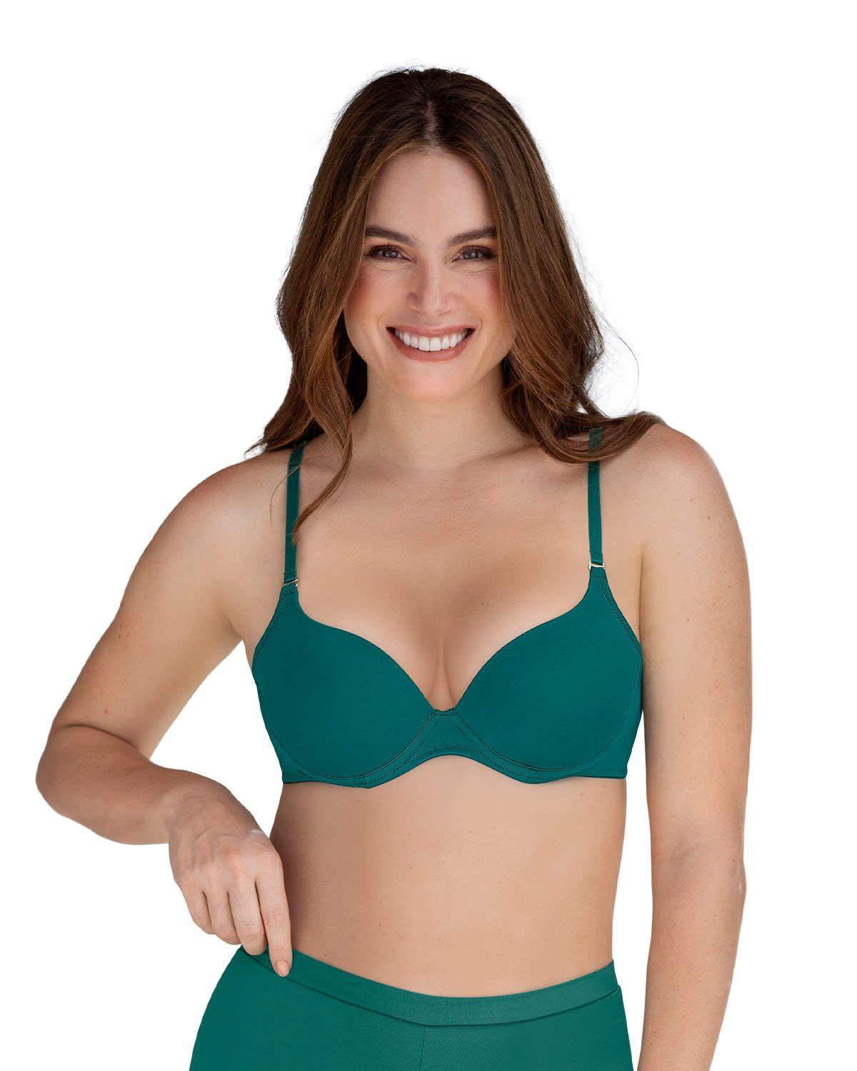 Brasieres Realce Medio 71261 Verde oscuro-0