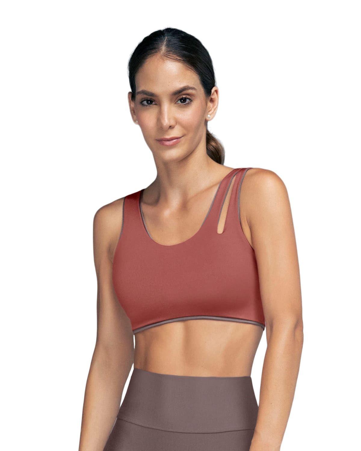 Ropa Deportiva Top 19AA10 Café-0