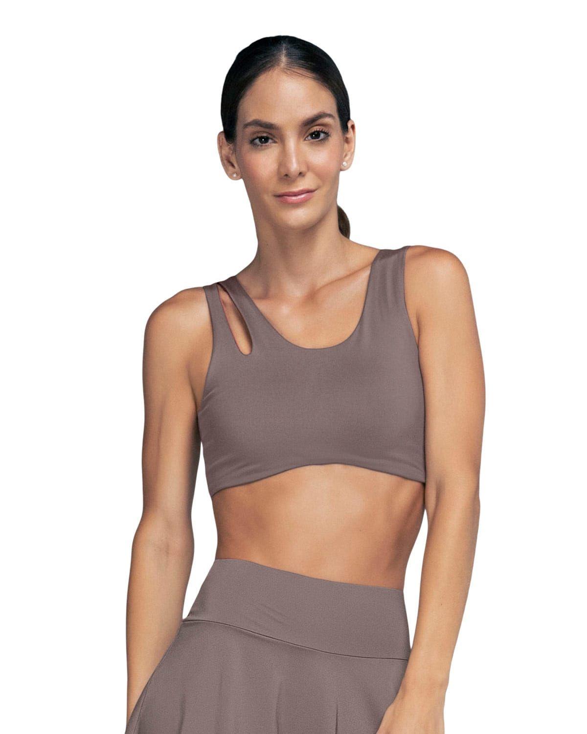 Ropa Deportiva Top 19AA10 Café-1