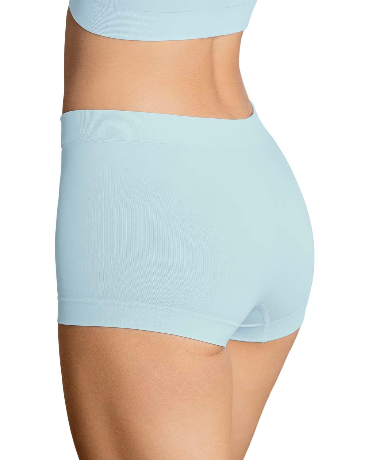 Leonisa Panties Boxer 092039 Azul Claro-1