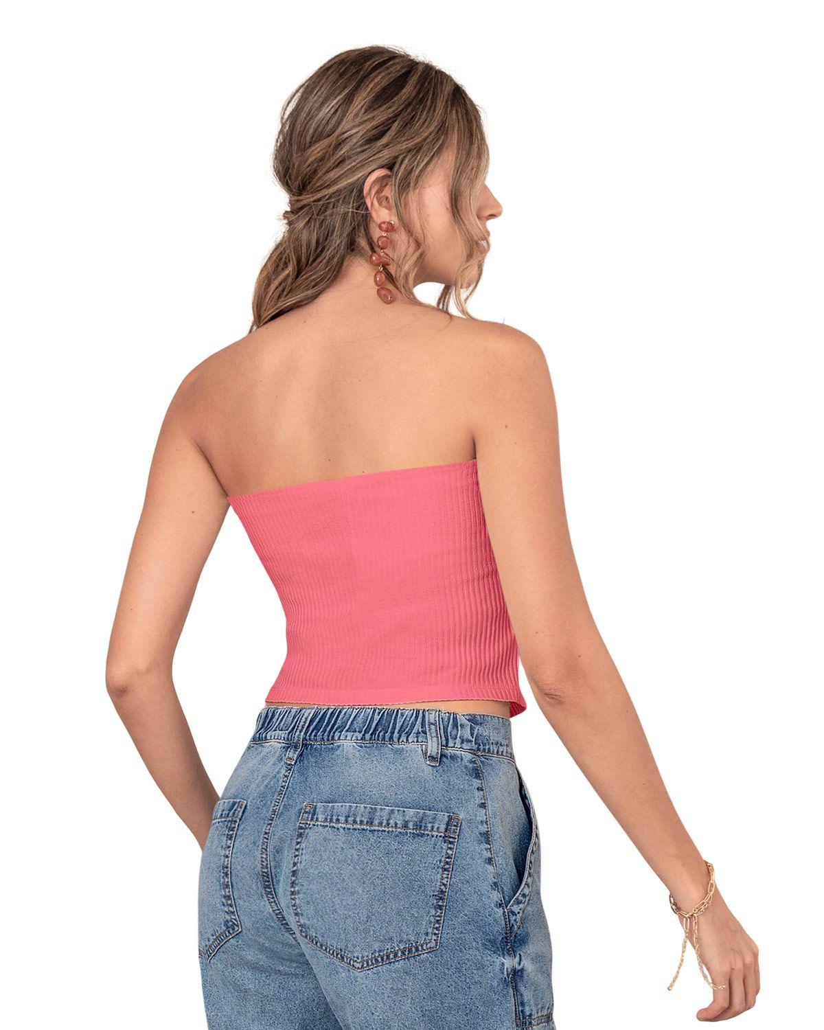 Leonisa Ropa Exterior Camiseta F7262  Coral-1