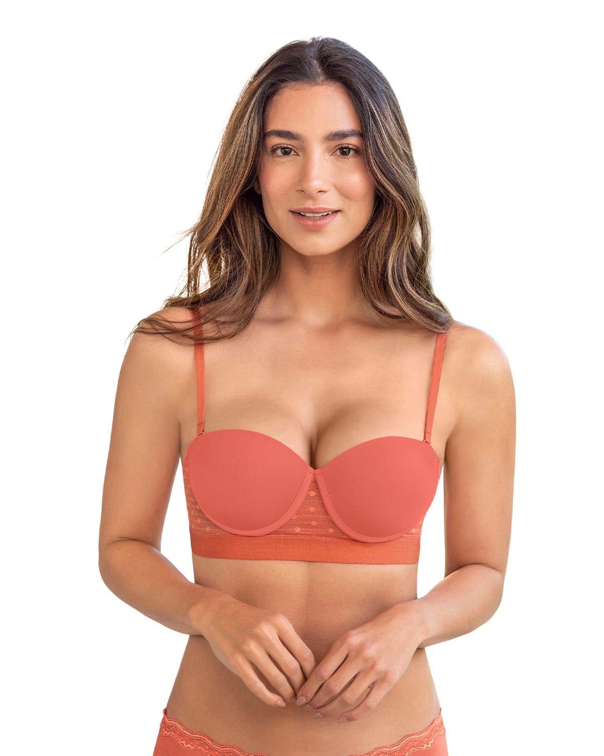 Brasieres Realce Alto 011898 Coral-0