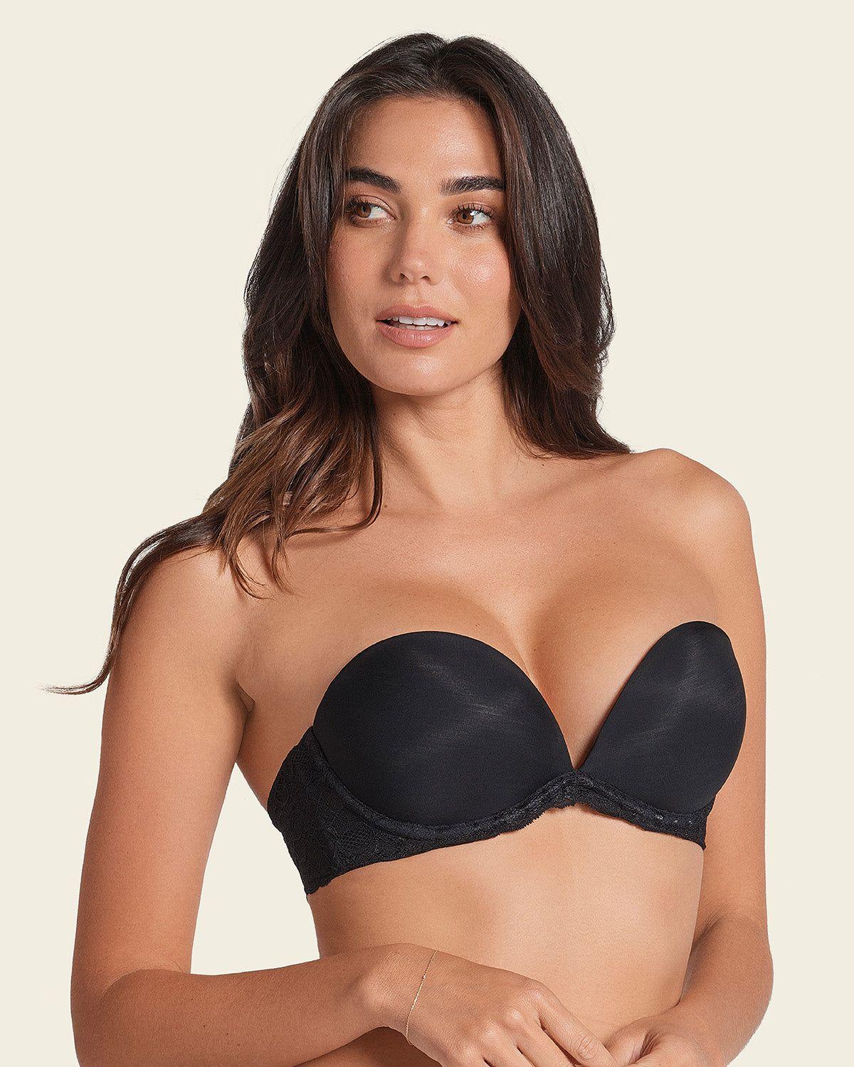 Sostén Efecto 3D con Triple Realce y Escote Profundo 091043-0