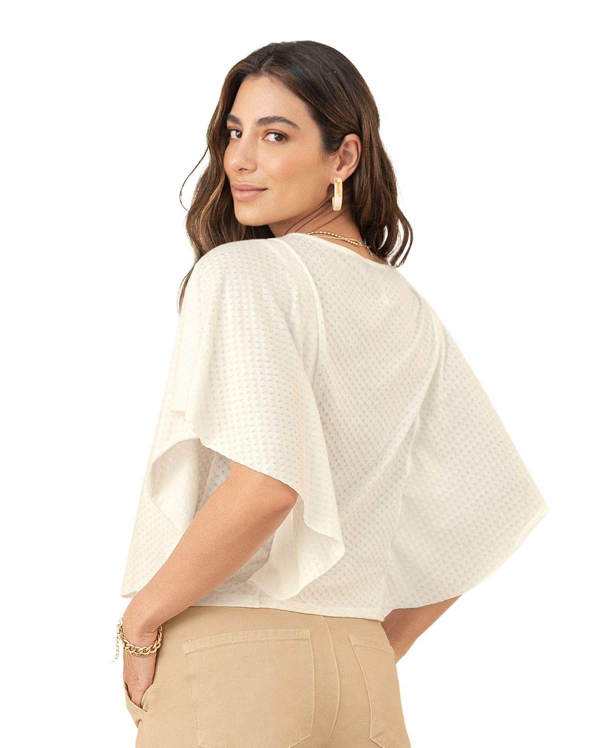 Leonisa Ropa Exterior Camiseta F6882  Marfil-1