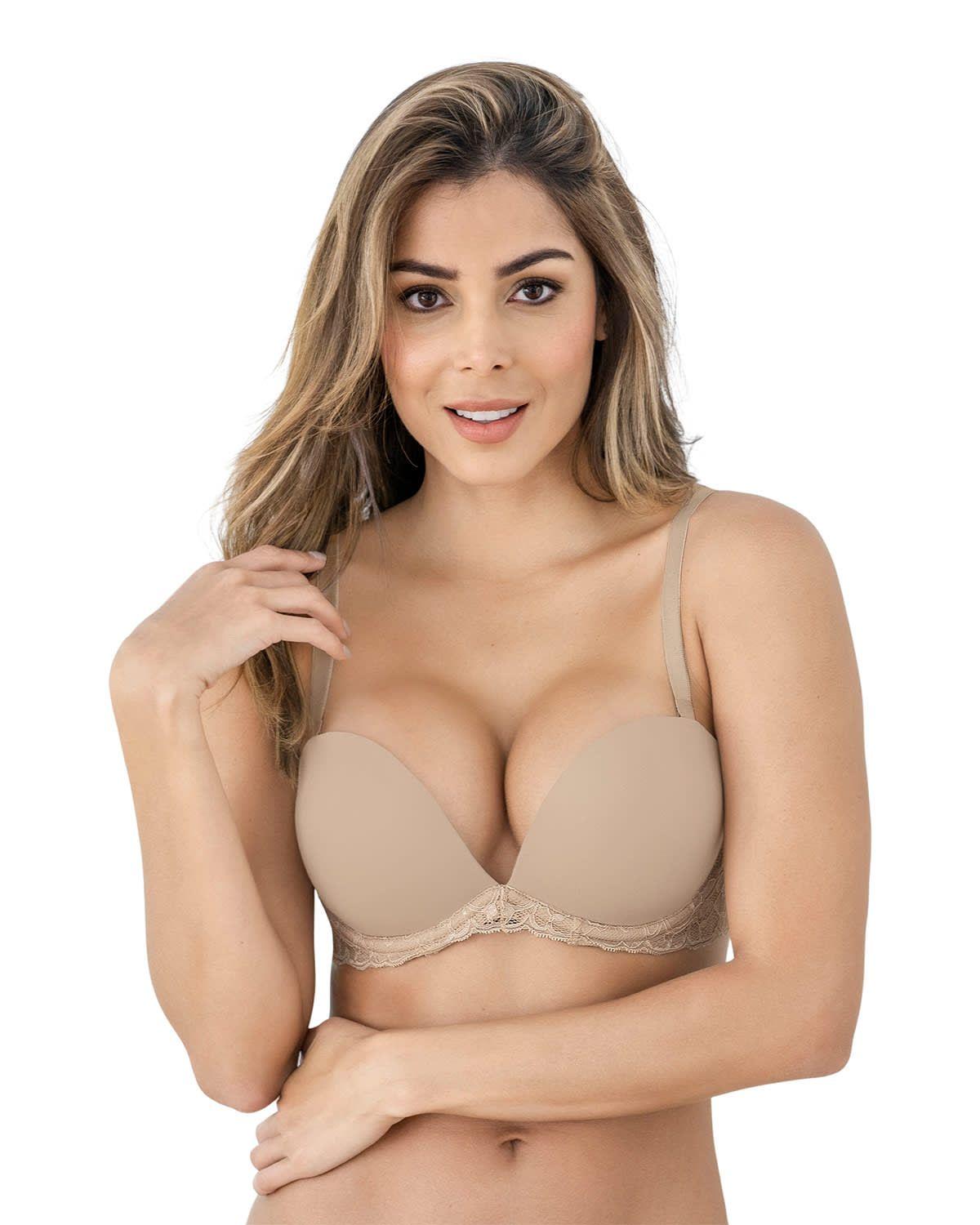 Sostén Triple Realce 091043 Beige-0
