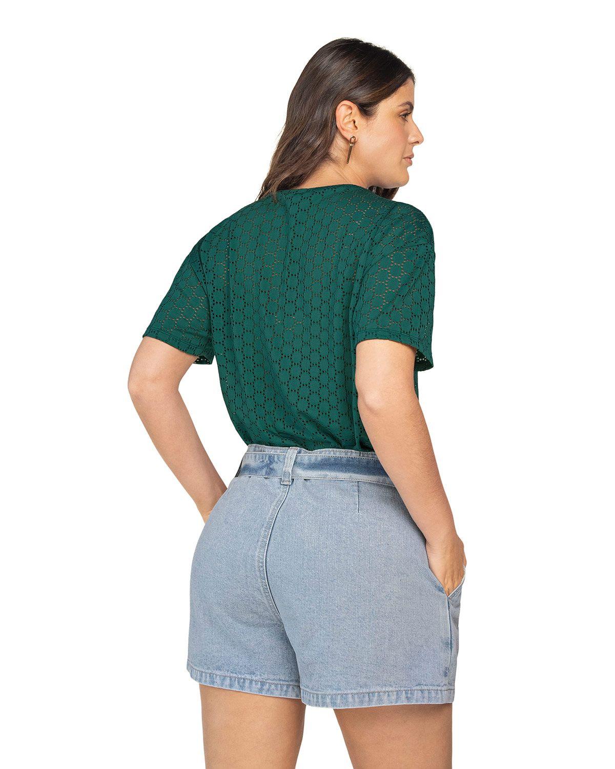 Leonisa Ropa Exterior Camiseta F6919  Verde-1