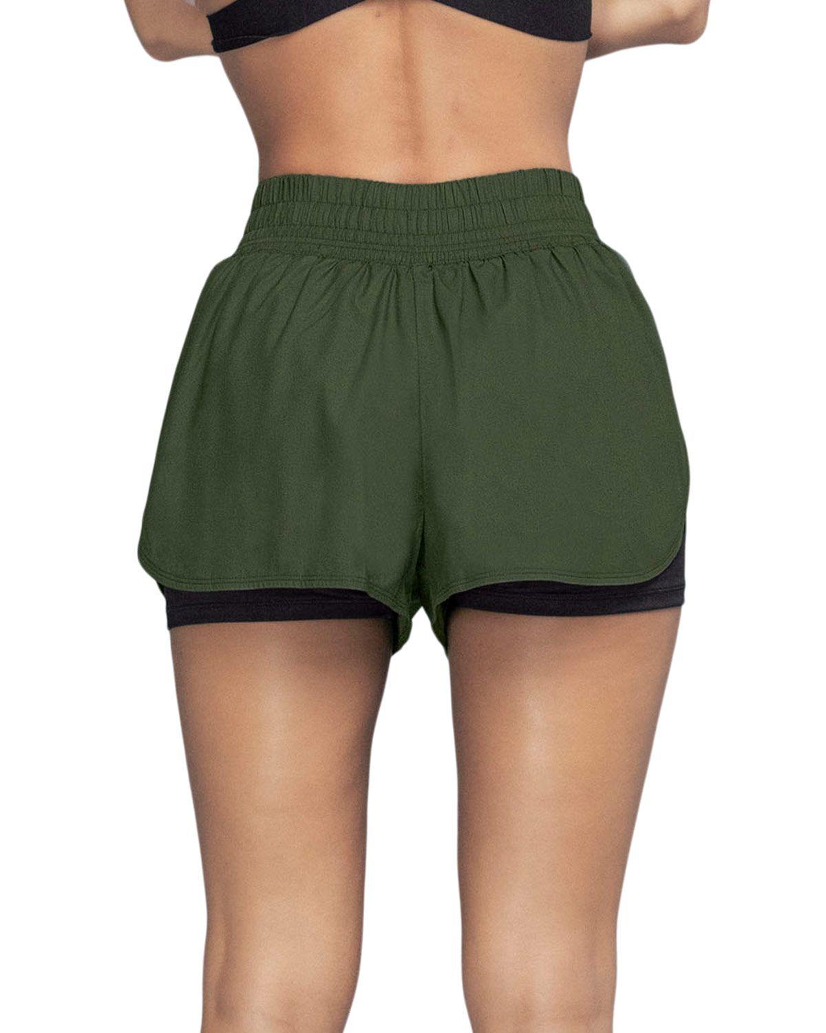 Leonisa Ropa Deportiva Short 195603 Verde-1