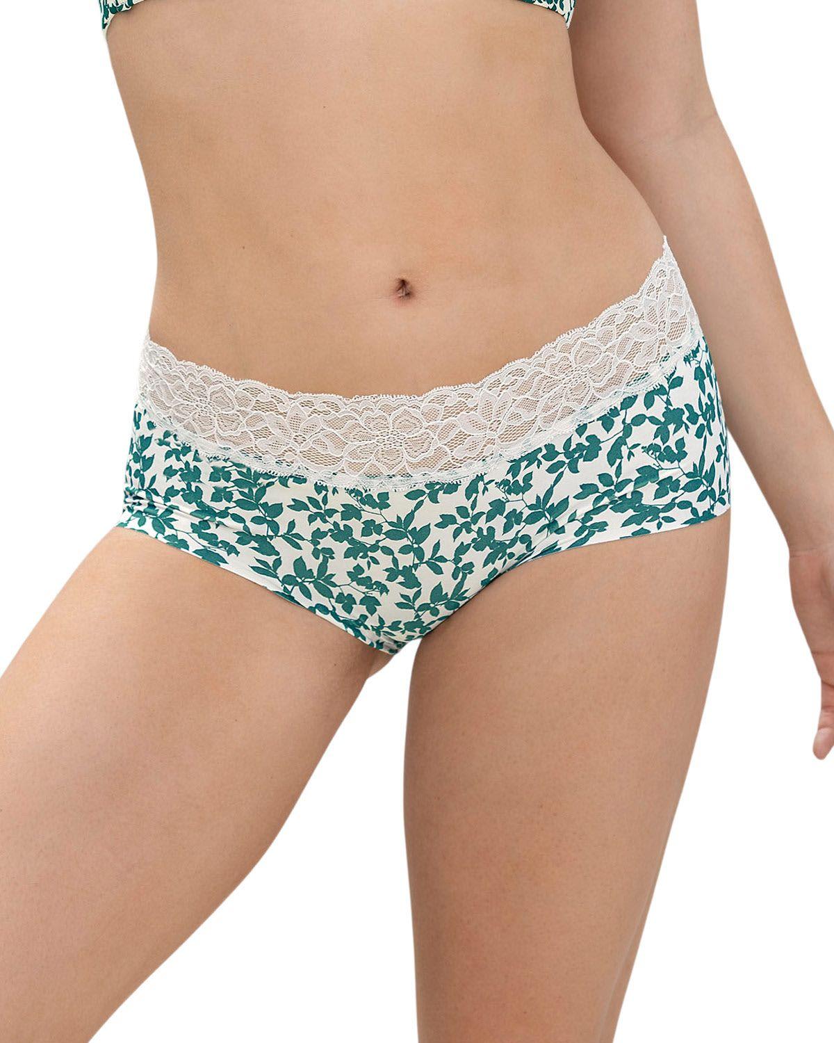 Panties Hipsters y Cacheteros 012960 Verde-0