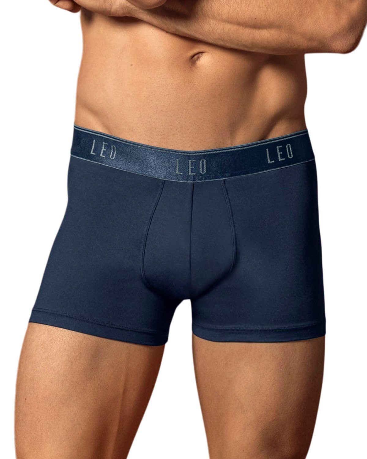 Ropa Interior Masculina Boxer Corto 033355 Azul oscuro-0