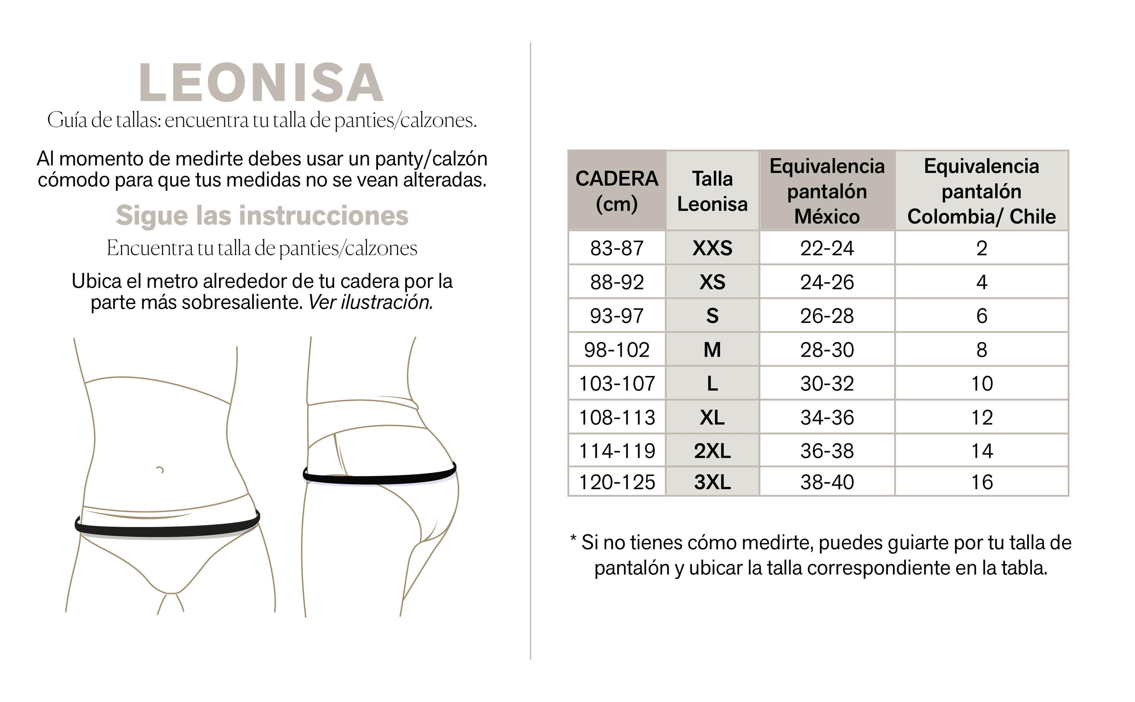 Leonisa Panties Invisible 092066 Estampado Azul-2