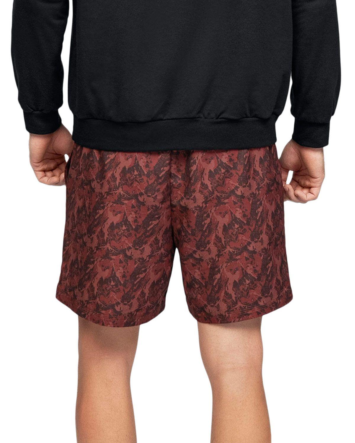 Leo Ropa Deportiva Masculina Pantaloneta 518014N Estampado Vino-1