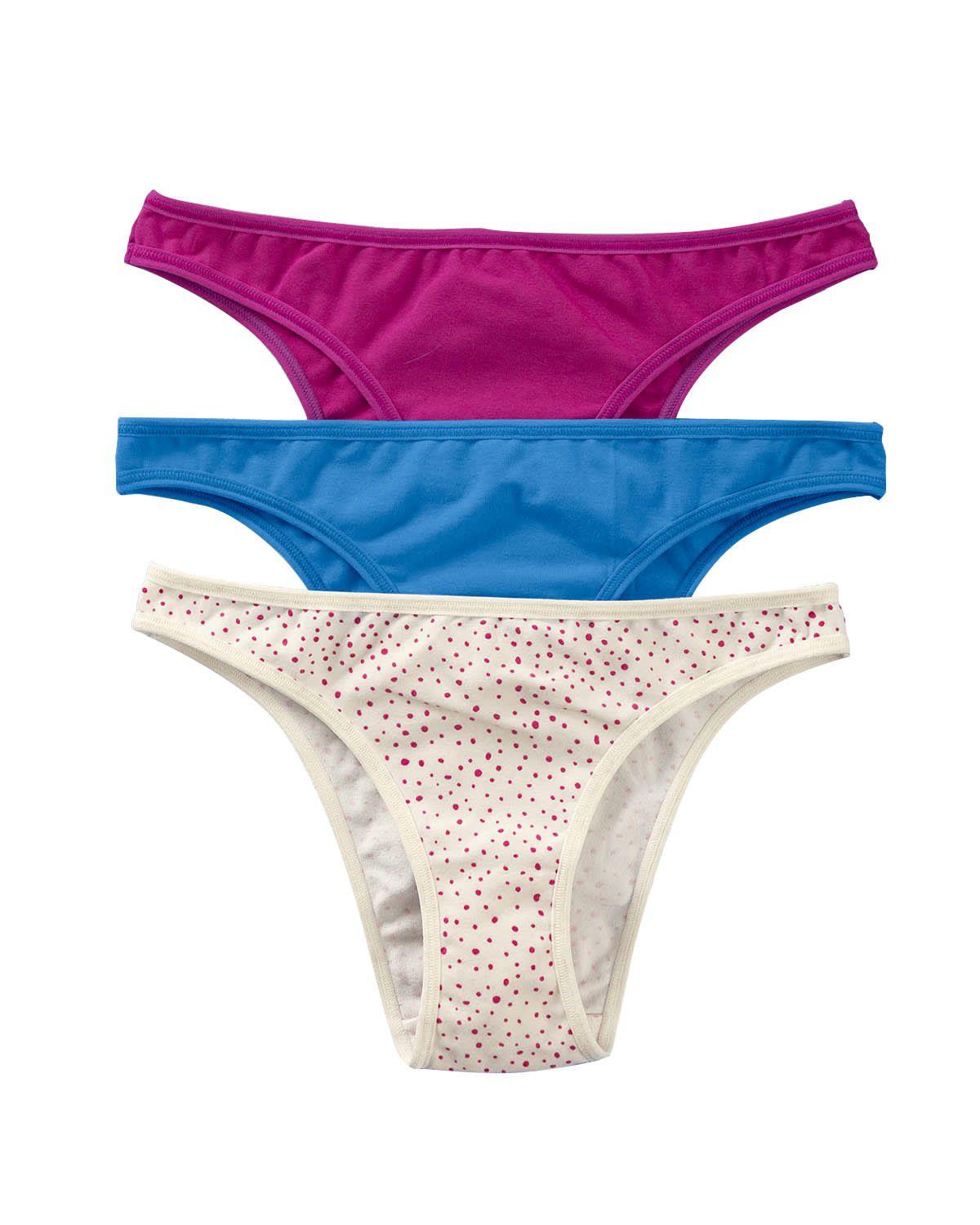 Calzón Tanga 12676X3 Azul Medio / Morado-1
