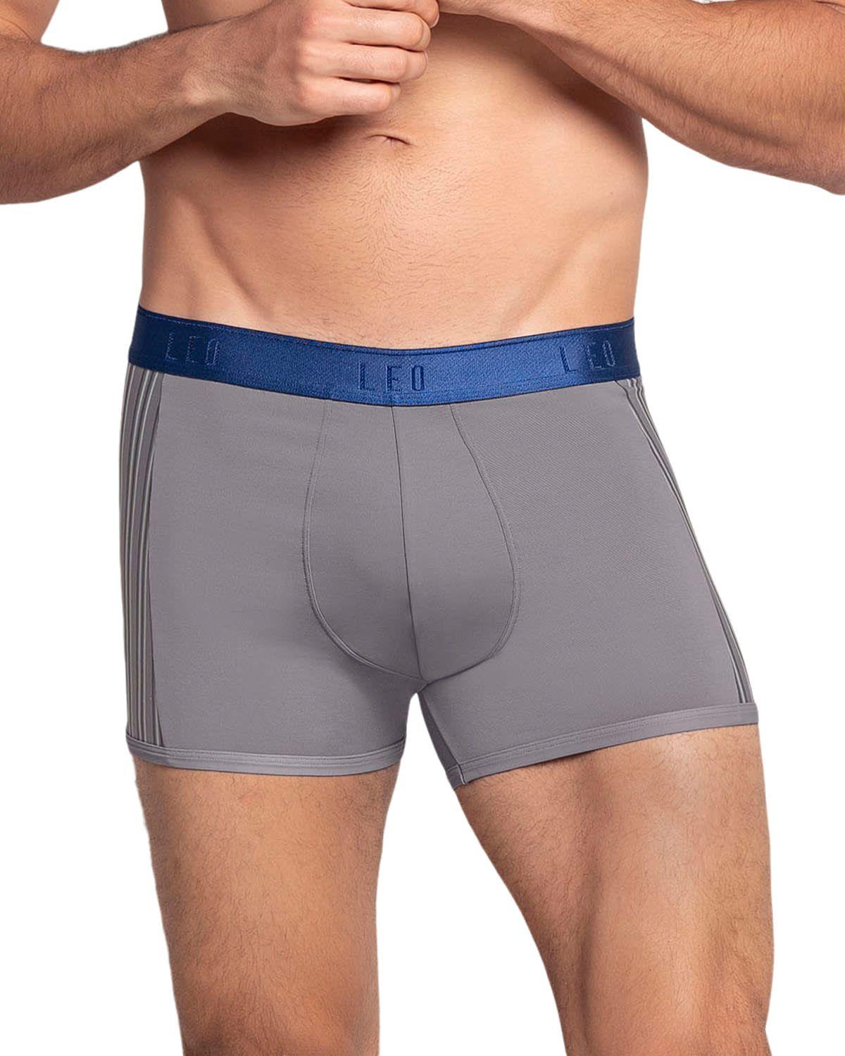 Ropa Interior Masculina Boxer Corto 033127 Gris-0