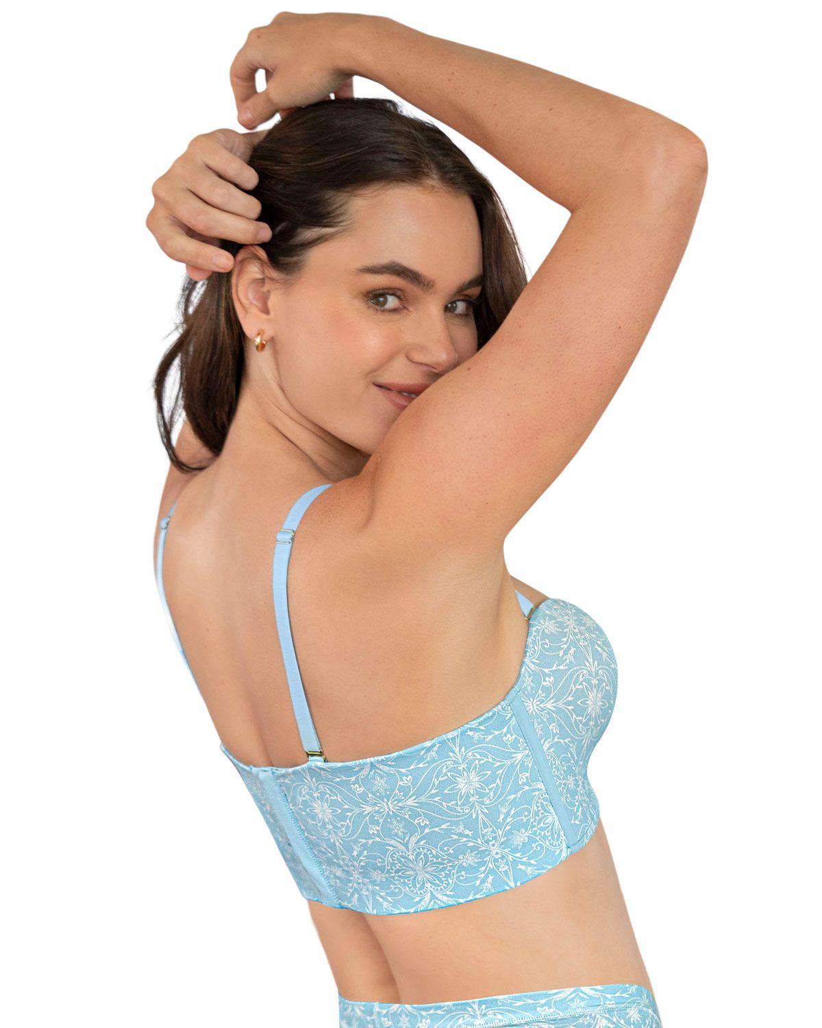 Leonisa Brasieres Realce Alto 091079 Estampado Azul-1