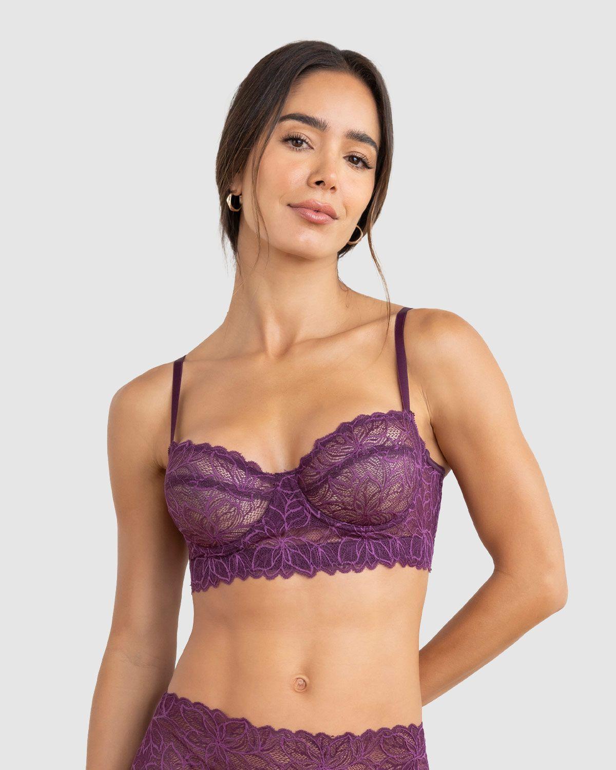 Sostén balconet de corte corsetero D46024-0