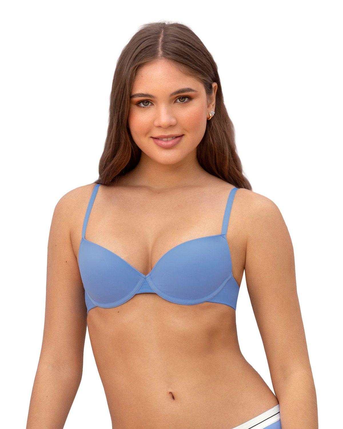 Leonisa Brasieres Básico 091158 Azul Medio-0