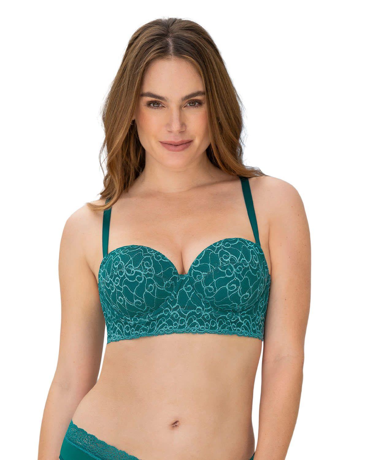 Brasieres Realce Medio 71330 Verde oscuro-0