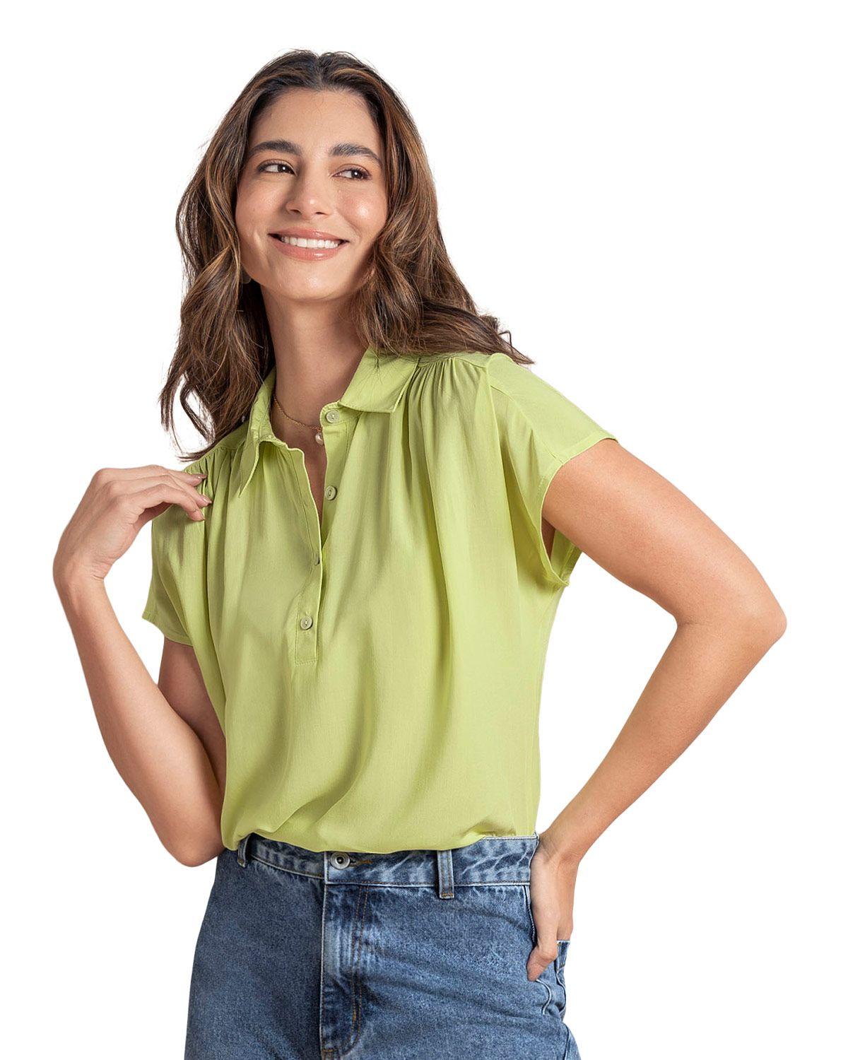 Leonisa Ropa Exterior Camiseta F6654  Verde-0