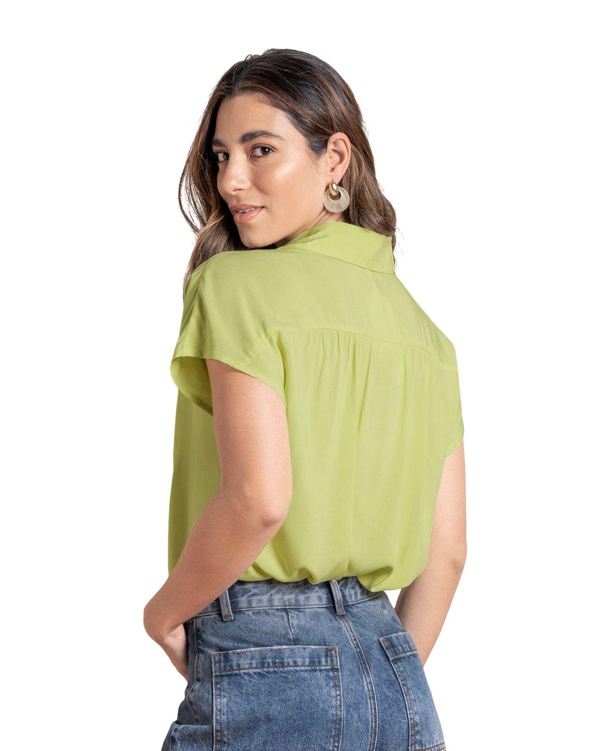 Leonisa Ropa Exterior Camiseta F6654  Verde-1