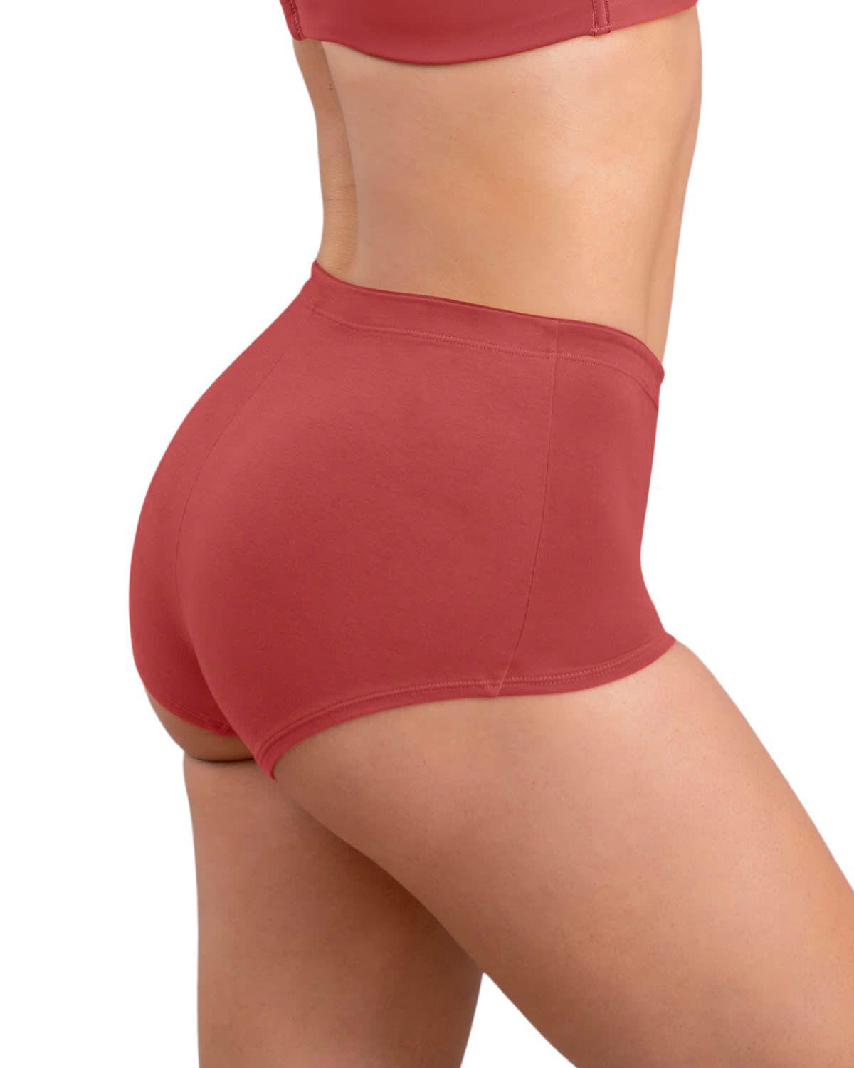 Panties Hipsters y Cacheteros 12634X3 Rojo-1