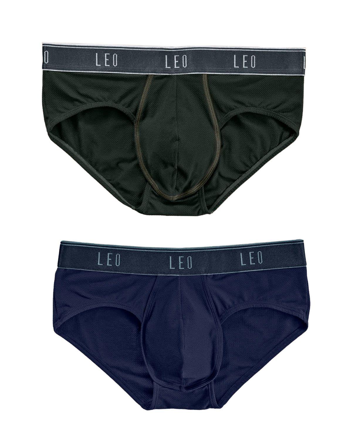 Ropa Interior Masculina Pantaloncillo 33278N2 Verde Oscuro-0