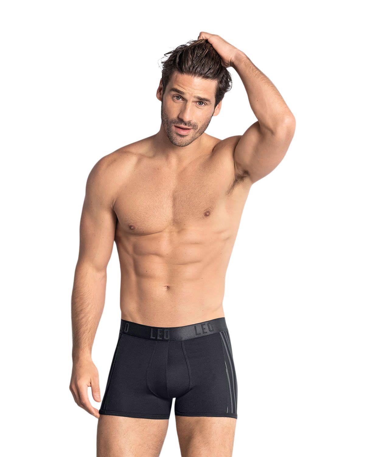 Ropa Interior Masculina Boxer Corto 33127X2 Vino/Negro-1