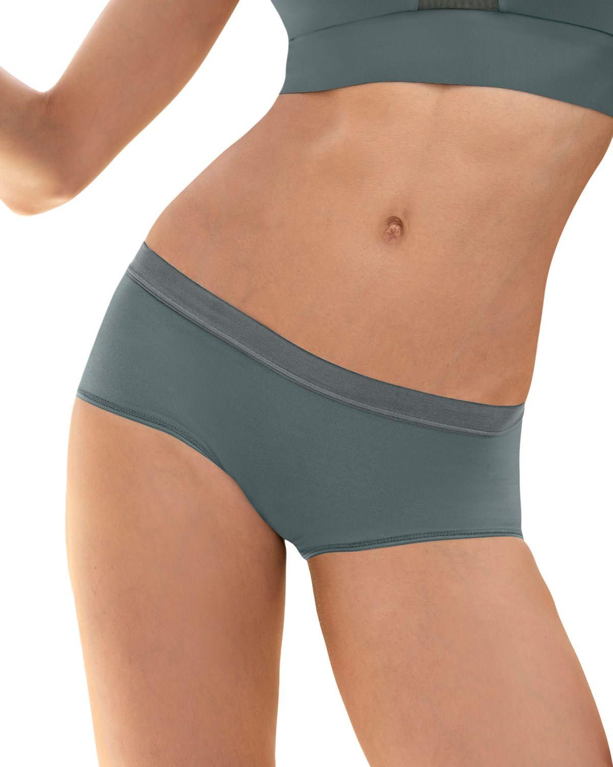 Panties Hipsters y Cacheteros 012686 Verde Oscuro-1