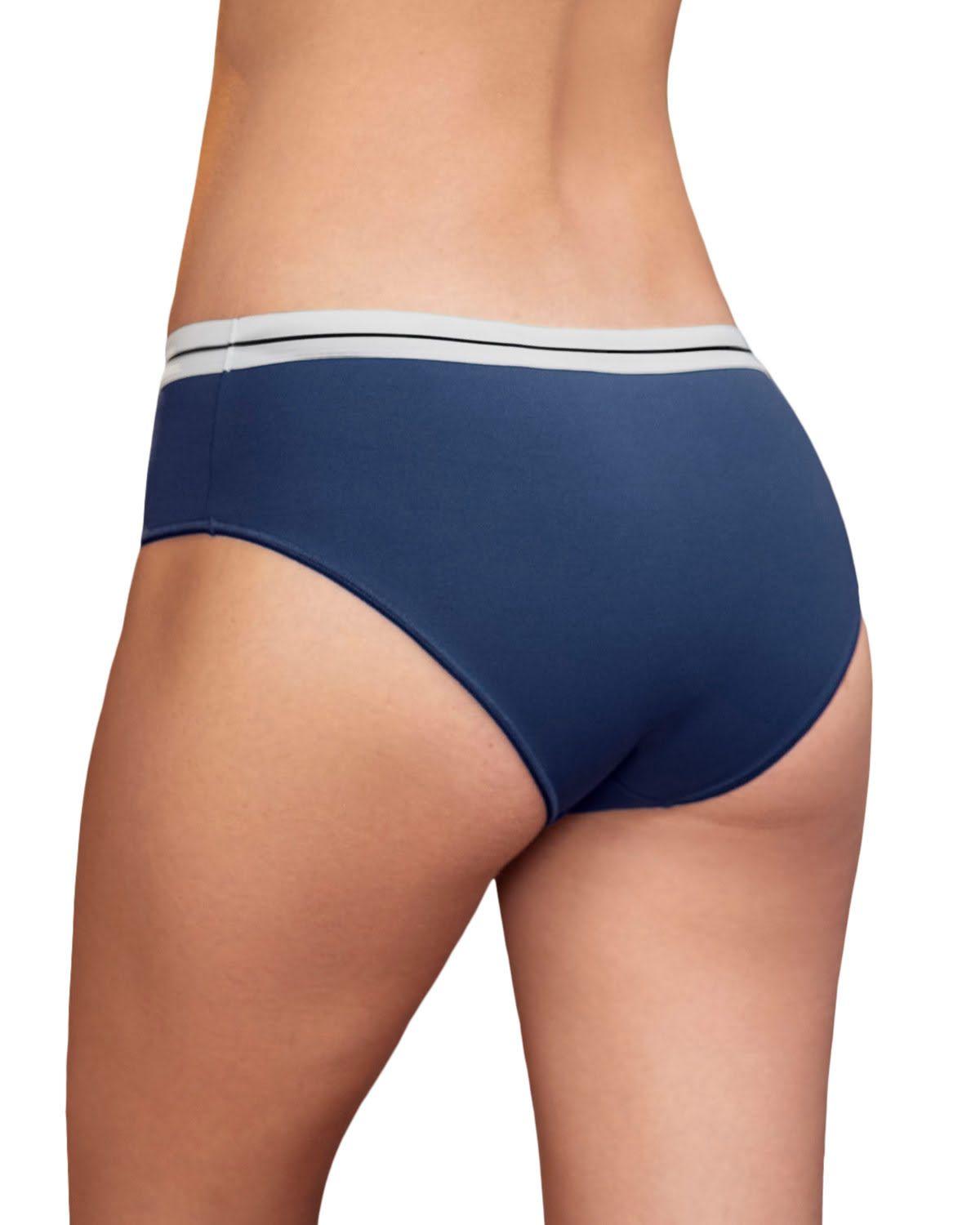 Panties Hipsters y Cacheteros 12999X5 Azul-1
