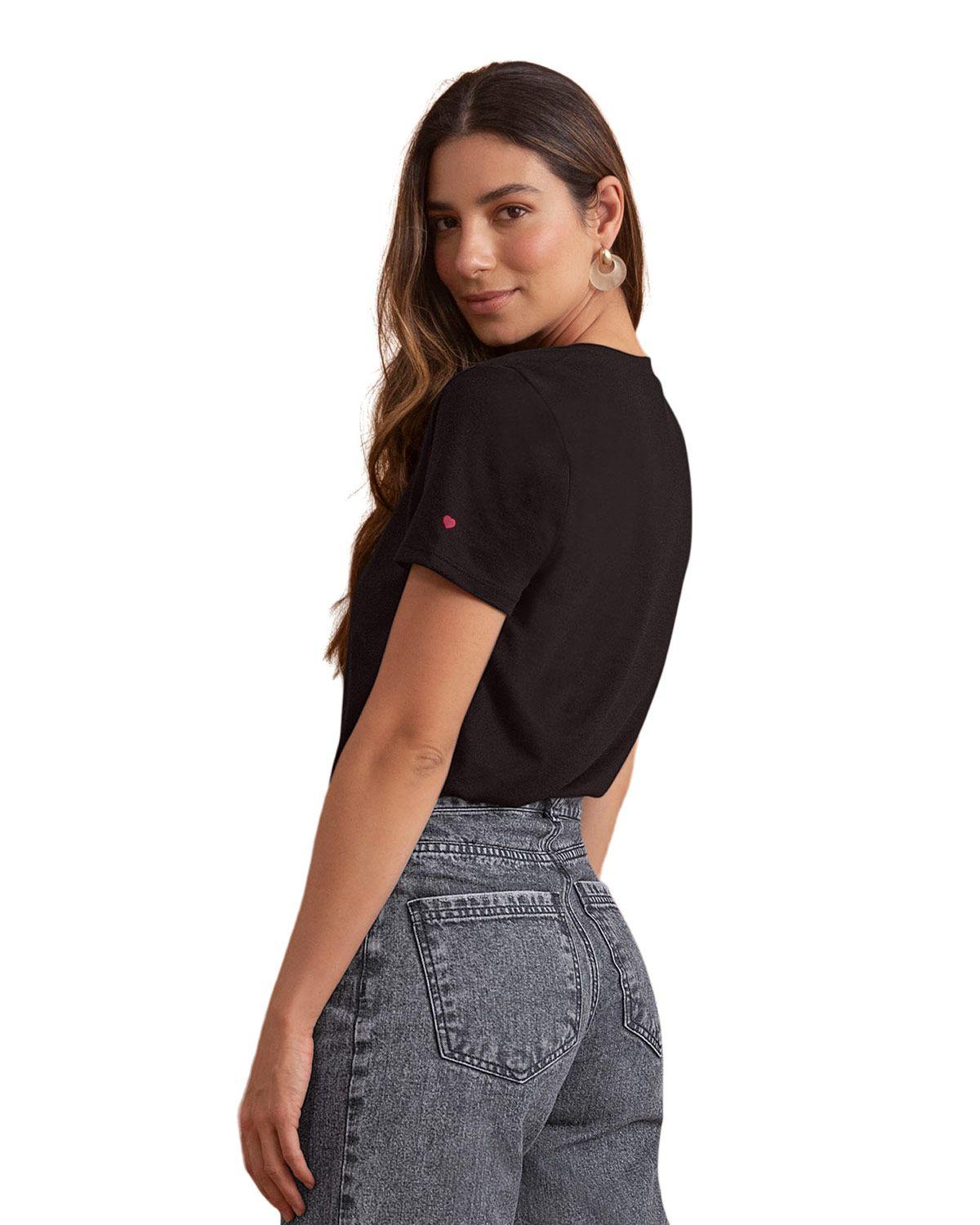 Leonisa Ropa Exterior Camiseta F5612S  Negro-1