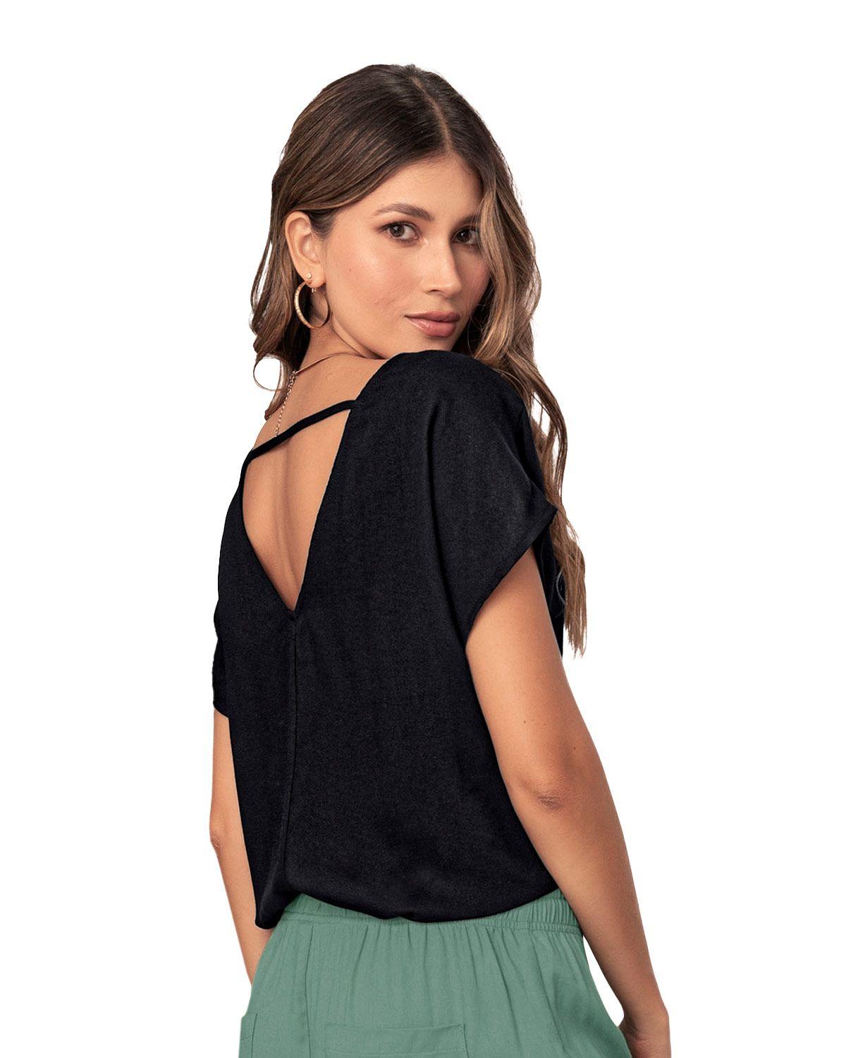 Leonisa Ropa Exterior Camiseta F7148  Negro-1