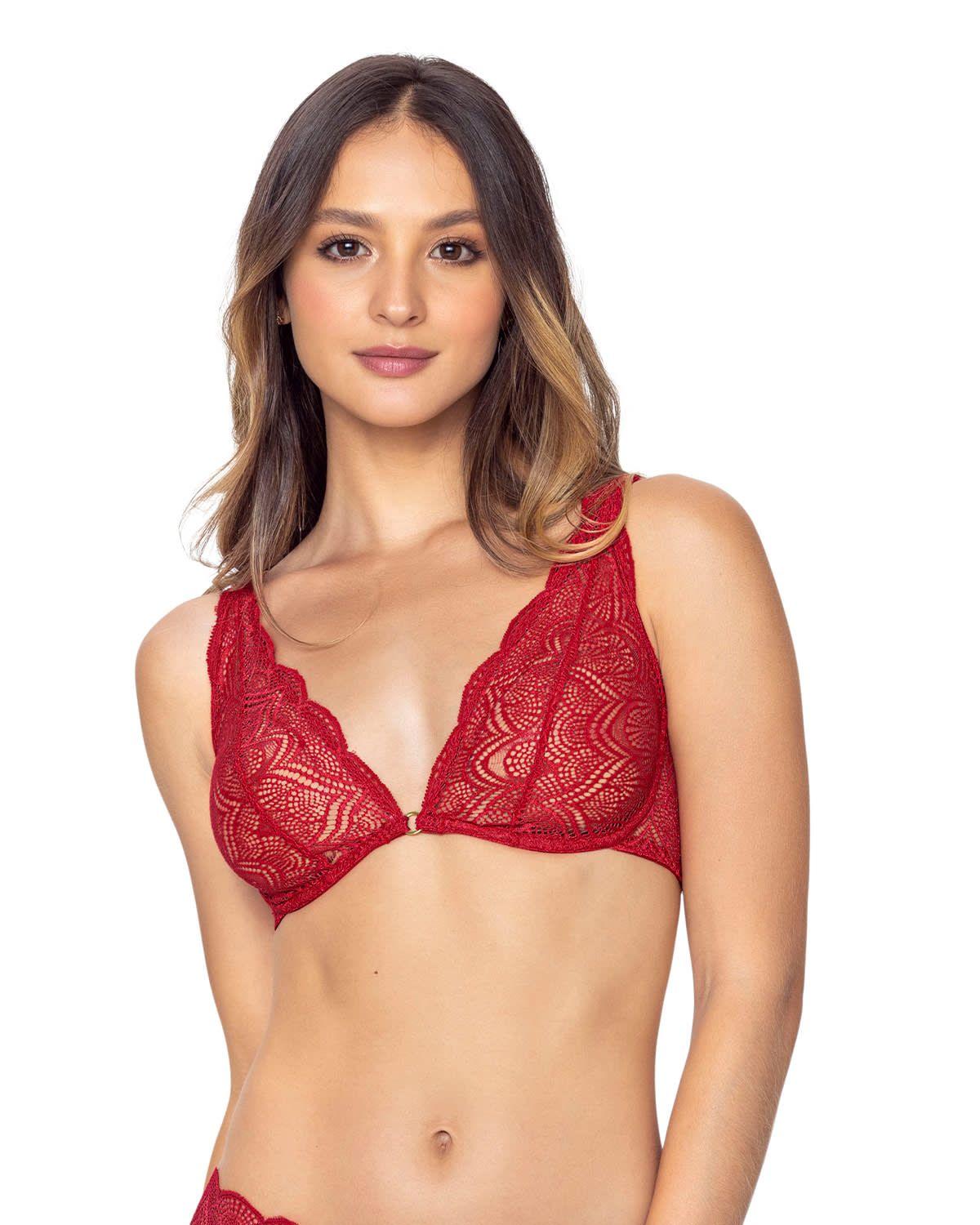 Sostén Bralette 091017 Rojo-0