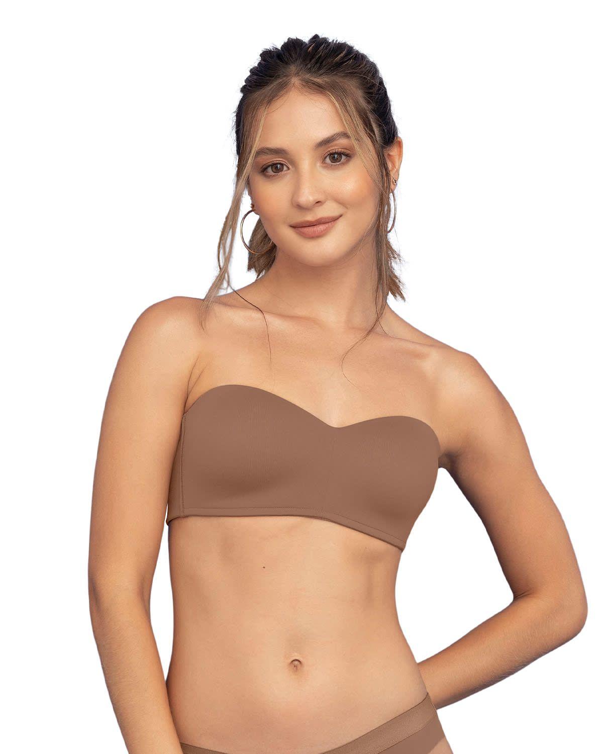 Sostén Strapless 091071 Cafe Medio-0