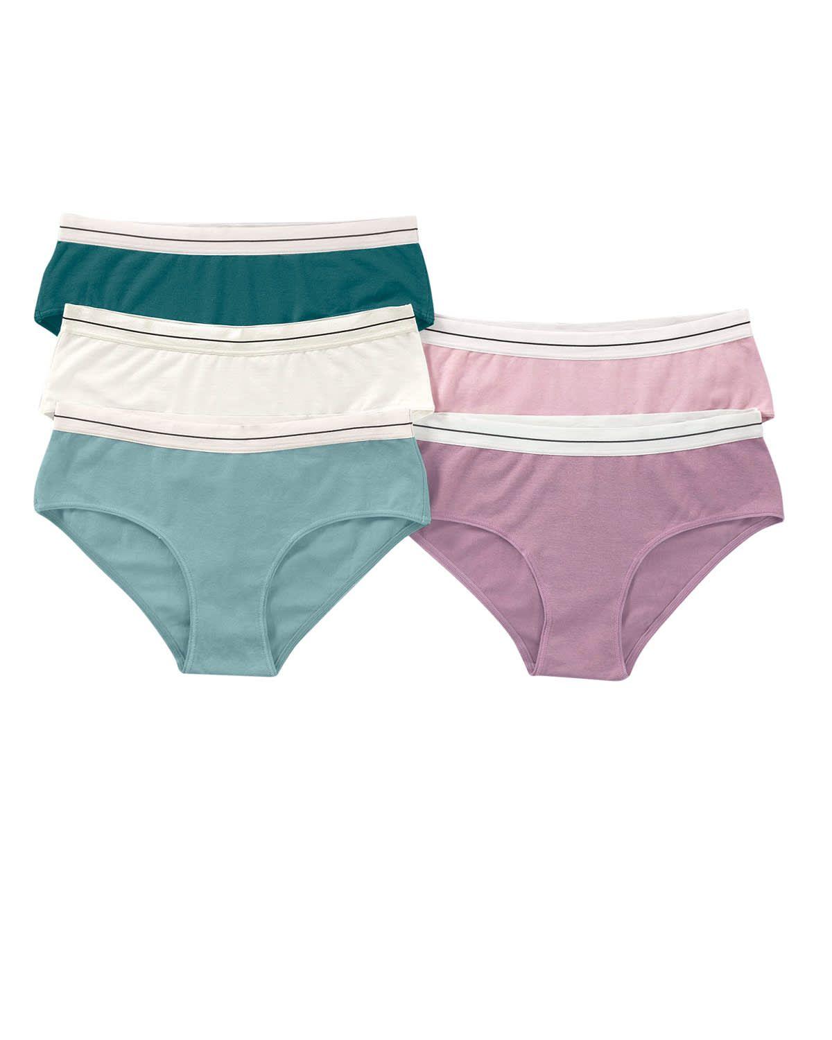Panties Hipsters y Cacheteros 12999X5 Verde-0